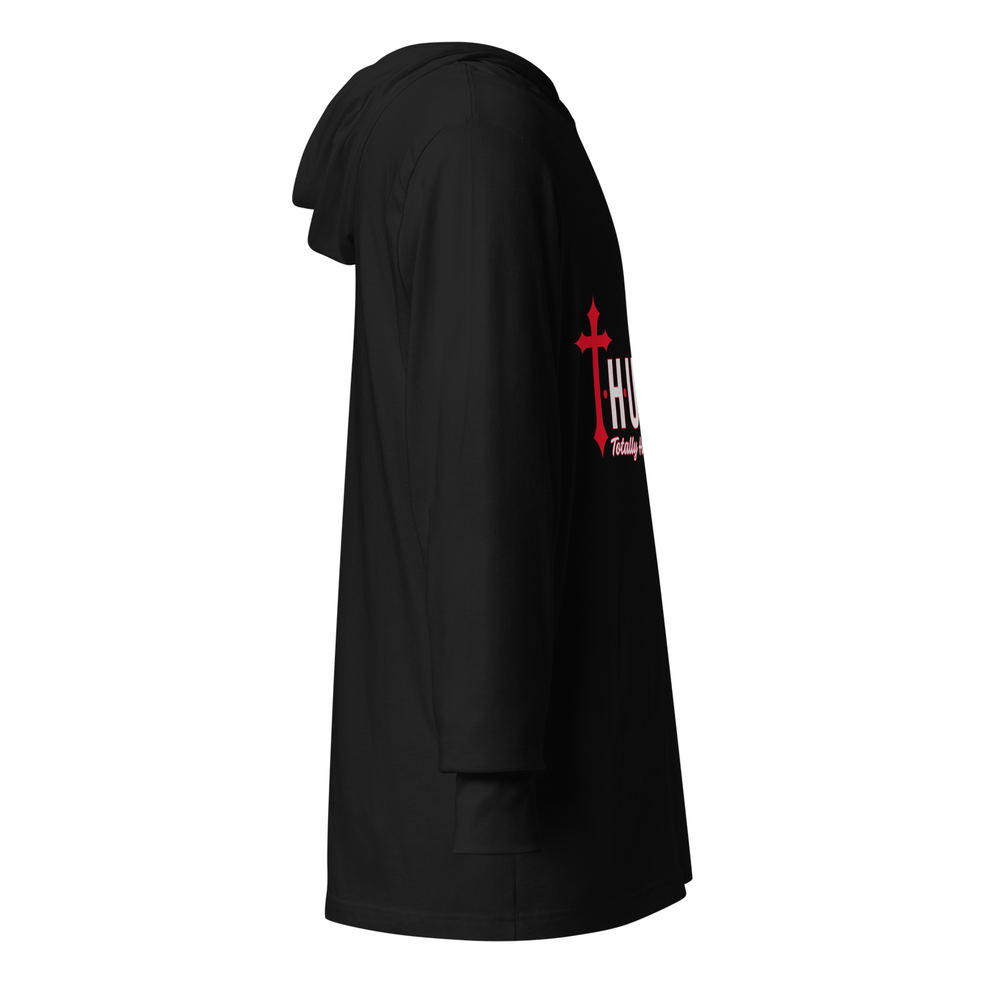 Hooded long-sleeve tee